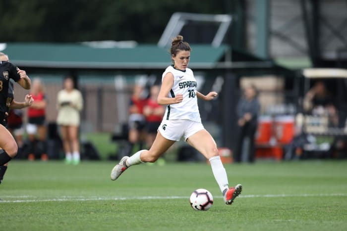 MSU Women's Soccer forward Camryn Evans  (PHOTO:  MSU SID)